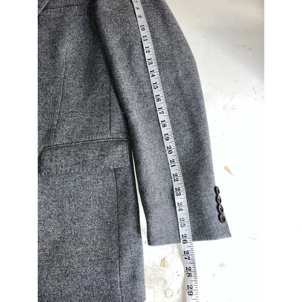 J Crew Ludlow Men 42L Authentic Yorkshire Tweed By Moon Gray Blazer 100% Wool